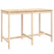 Tuintafel 159,5x82,5x110 cm massief grenenhout