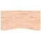 Bureaublad 100x(45-50)x1,5 cm massief beukenhout