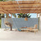 Tuinscherm uittrekbaar 160x600 cm grijs