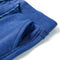 Kindershorts met trekkoord 116 gemleerd blauw
