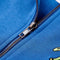 Kindervest met capuchon en rits 104 blauw