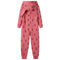 Kinderonesie met capuchon 92 oudroze