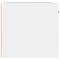 Wandkast 60x36,5x35 cm bewerkt hout wit