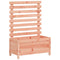 Plantenbak met rek 79x39,5x114 cm massief douglashout