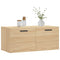 Wandkast 80x36,5x35 cm bewerkt hout sonoma eikenkleurig