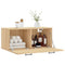 Wandkast 80x36,5x35 cm bewerkt hout sonoma eikenkleurig