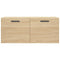 Wandkast 80x36,5x35 cm bewerkt hout sonoma eikenkleurig