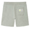 Kindershorts met trekkoord 116 gemleerd lichtkakikleurig