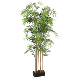 Kunstplant bamboe 500 bladeren 80 cm groen