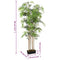 Kunstplant bamboe 500 bladeren 80 cm groen