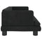 Kinderbank 80x45x30 cm fluweel zwart