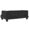 Kinderbank 80x45x30 cm fluweel zwart