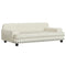 Kinderbank 90x53x30 cm fluweel crmekleurig
