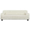 Kinderbank 90x53x30 cm fluweel crmekleurig