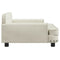 Kinderbank 90x53x30 cm fluweel crmekleurig