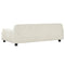 Kinderbank 90x53x30 cm fluweel crmekleurig