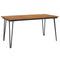 Tuintafel met haarspeldpoten 160x80x75 cm massief acaciahout