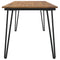 Tuintafel met haarspeldpoten 160x80x75 cm massief acaciahout