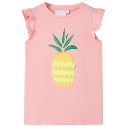 Kindershirt 128 roze
