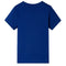 Kindershirt met korte mouwen 104 donkerblauw