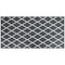 Buitenkleed 100x200 cm grijs en wit