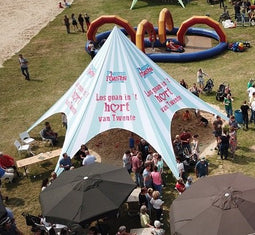 Bereken zelf het bedrukken Stertent Vega diameter 12 mtr