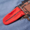 Kindertrui met capuchon 104 gemleerd blauw