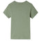 Kindershirt met korte mouwen 104 lichtkakikleurig