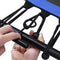 Fitnesstrampoline met handgreep veiligheidsmat zeshoekig 122 cm