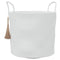Opbergmand 40x35 cm katoen wit