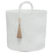 Opbergmand 40x35 cm katoen wit