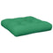 Palletkussen 60x60x12 cm stof groen