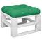 Palletkussen 60x60x12 cm stof groen