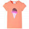 Kindershirt 140 neonoranje