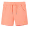 Kindershorts met trekkoord 116 neonoranje