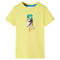 Kindershirt 116 geel