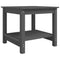 Salontafel 50x50x45 cm massief grenenhout grijs