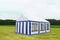 Classic Plus Feesttent PVC 3x6x2 mtr in Wit-Blauw