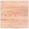Wandschap 40x40x2 cm behandeld massief eikenhout lichtbruin
