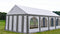 Premium Partytent PVC 6x12x2 mtr in Wit-Grijs