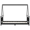 Kinderbedframe 90x190 cm massief grenenhout zwart