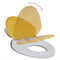 Toiletbril soft-close volwassenen/kinderen wit & geel