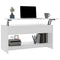 Salontafel 102x50x52,5 cm bewerkt hout wit