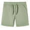Kindershorts met trekkoord 128 lichtkaki