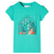 Kindershirt 104 mintkleurig