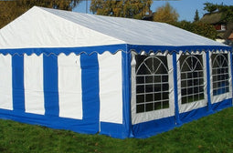 Classic Plus Partytent PVC 5x8x2 mtr in Wit-Blauw