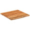 Bureaublad vierkant natuurlijke rand 80x80x2,5 cm acaciahout
