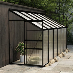 Tuinkas 7,77 m aluminium antracietkleurig