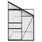 Tuinkas 7,77 m aluminium antracietkleurig