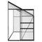 Tuinkas 7,77 m aluminium antracietkleurig